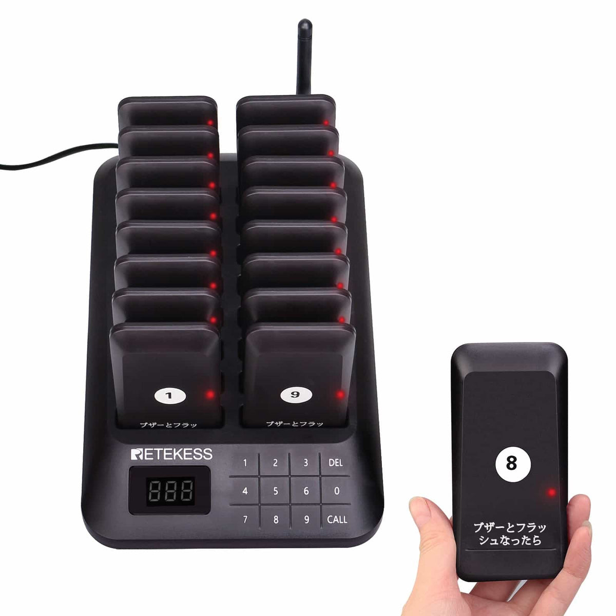 RETEKESS ワイヤレス呼び出しベル Amazon.co.jp: Retekess T111呼び出しベルワイヤレス 呼び出し