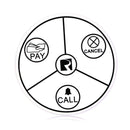 Retekess TD014セルフパワーワイヤレスコールボタン 呼び出しベル 無線呼び出しシステム - retekess