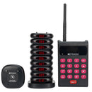 Retekess TD161長距離ポケットベルシステム お客様呼び出しベル フードコート キッチンカー レストラン 食堂 1*ホスト+10*ページャ