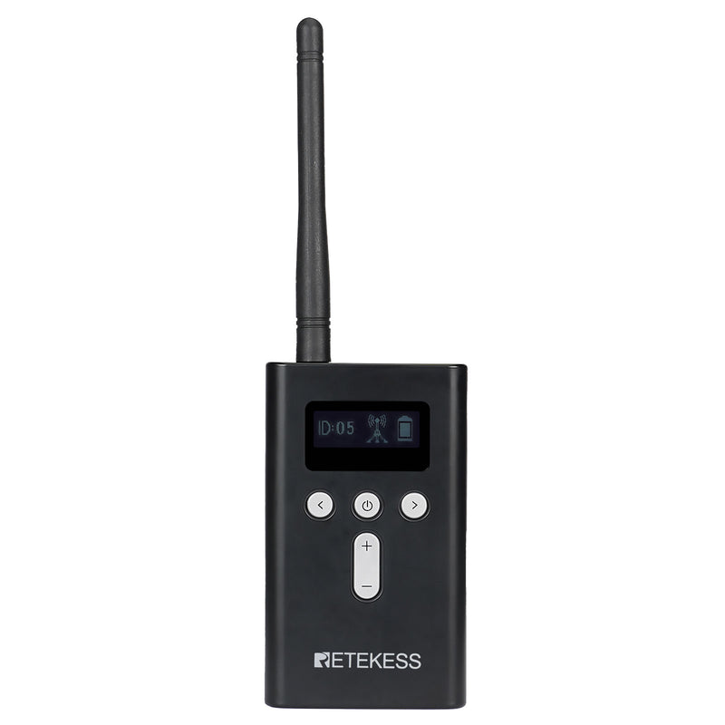 Retekess T130S/T131S  無線ガイドシステム   アップグレード版本  送信機*2+受信機*25  D型イヤホンアクセサリー 両耳に使用可能  長い伝送距離 観光 工場見学 会社説明会 同時通訳 博物館 教会翻訳