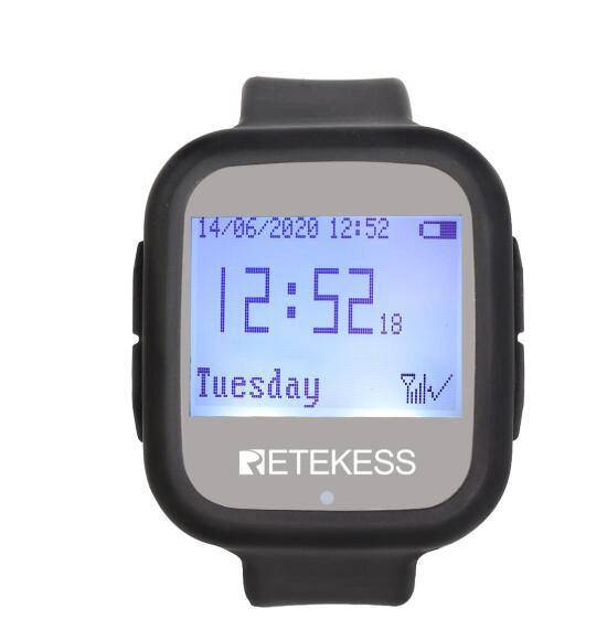 Retekess TD106 ワイヤレス呼び出しシステム 腕時計型受信機 腕時計型レシーバー 腕時計型携帯受信機　　工場用　飲食店　介護　スタフィー呼び出しシステム