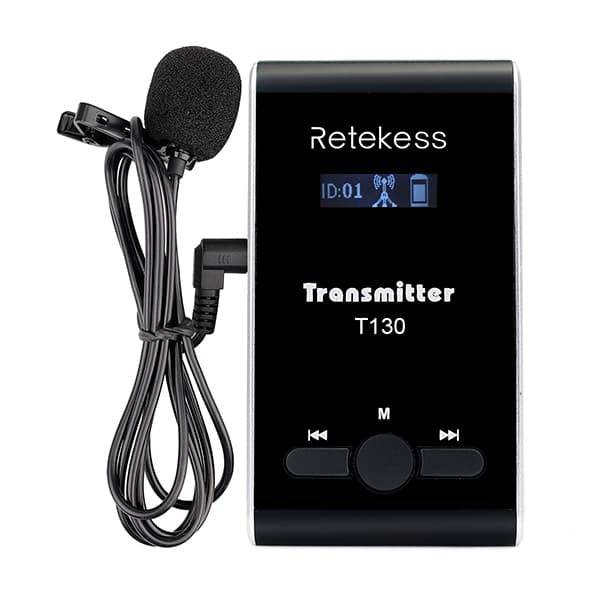 RETEKESS T130/131無線ガイドシステム  ツアーガイドシステム 無線通信システム   クリアな音質/超軽量コンパクト