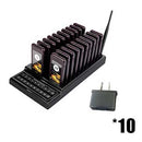 Retekess T111ワイヤレス呼び出しベル ワイヤレスコールベル 無線コーリングシステム 親機*1＋子機*20 オールインワンデザイン コーヒー レストラン 焼肉 居酒屋 カフェ店に向け