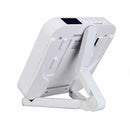 CDプレーヤー 置き＆壁掛け式 1台多役 ラジオ付きポータブルCDプレーヤー