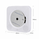 CDプレーヤー 置き＆壁掛け式 1台多役 ラジオ付きポータブルCDプレーヤー