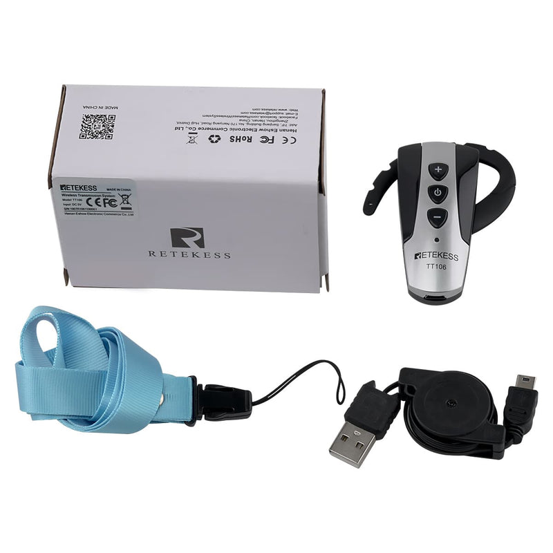 retekess TT1061ツアーガイドシステム　無線ガイドシステム　工場見学　旅行 教会用品